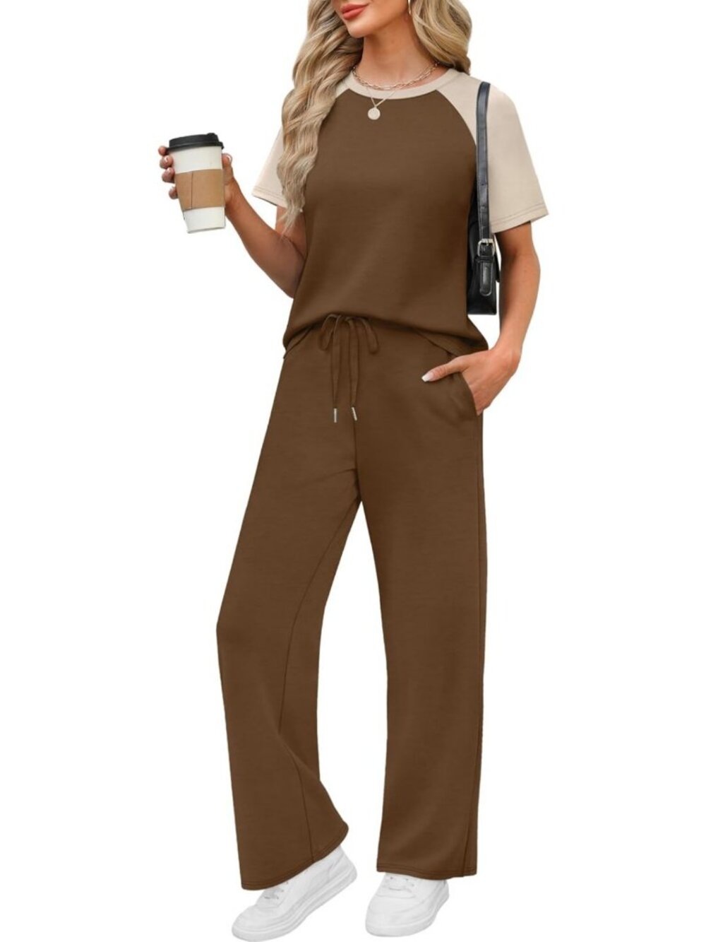 Summer Resort Wear 2-Piece Set for Women | Travel & Vacation Short Sleeve Lounge